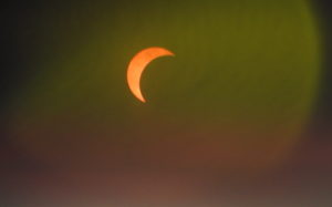 Solar Eclipse 14:15 8-21-2017. Nearest total eclipse visible from site pictures taken.